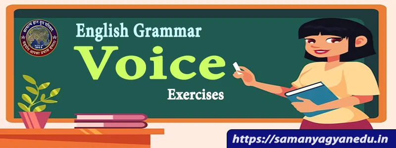 English Grammar Voice Exercises 2